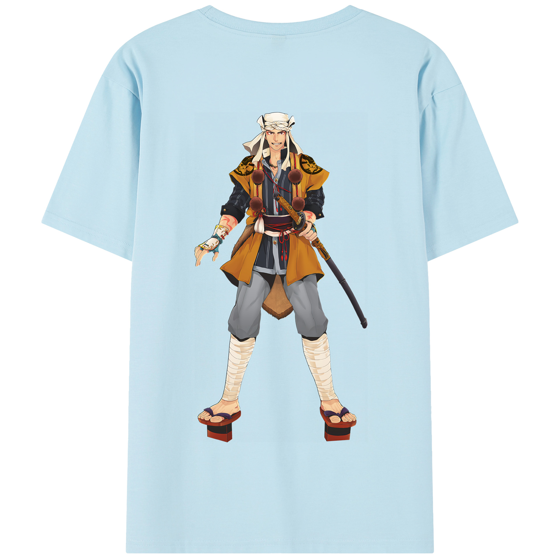 （画像用） 刀剣乱舞 Touken Ranbu 綿100％半袖Tシャツ（背面プリント）